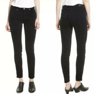 Joie Washed Black Rinse Mid Rise Skinny Jeans - Super Stretch Pants - So Comfy!